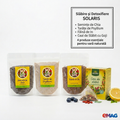 Pachet Silueta de Vara si Detoxifiere SOLARIS, 4 produse: Seminte de Chia 150g, Tarate de Psyllium 150g, Faina de In 150g, Ceai de Slabit cu Goji 20 plicuri, 100% Naturale